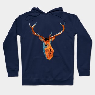 realistic reindeer Hoodie